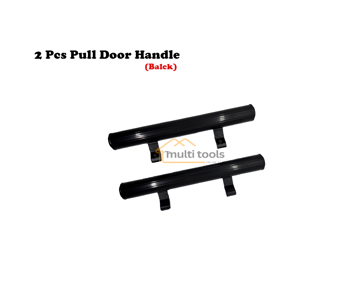 2 Pcs Pull Door Handle [Black]